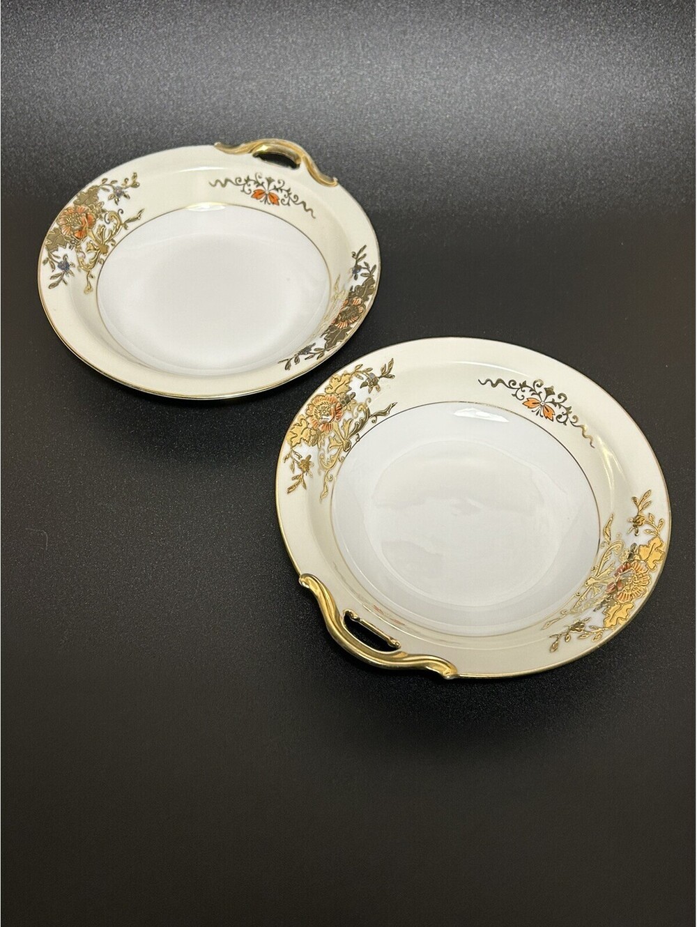 Vintage Set Of 2 Noritake Hand Painted Bowls #42200